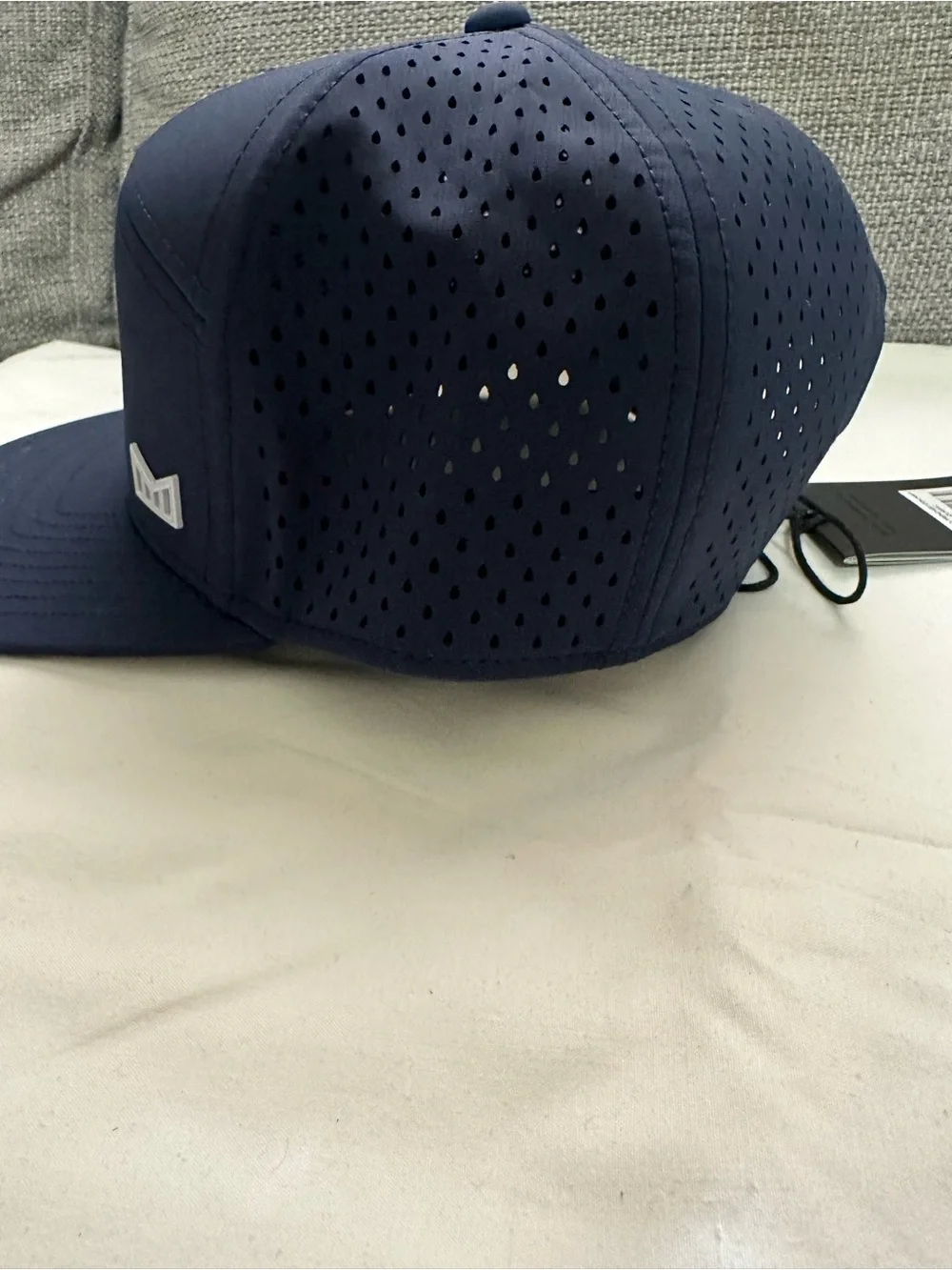 Men's Melin Hydro Trenches Icon Navy Flat-Brim Hat Size Classic